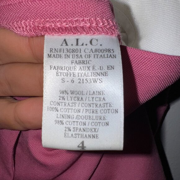 pink wool trousers - Picture 5 of 5